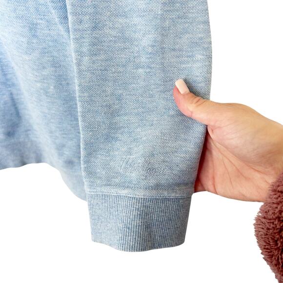 Walter Hagen Blue Quarter Zip Sweater Sz L - Picture 2 of 5